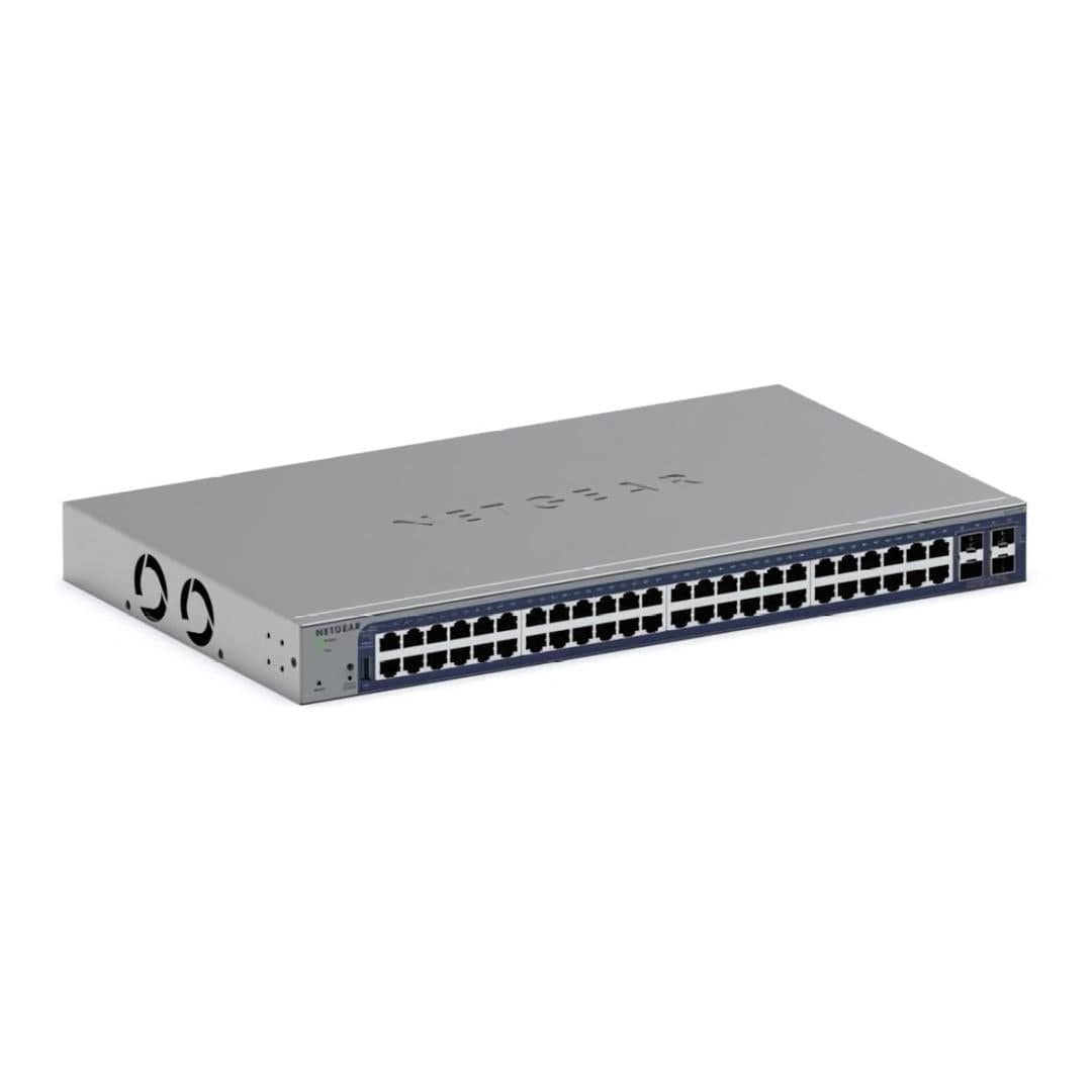 Netgear GS752TXUP 48-Port Gigabit PoE+ and PoE++ Smart Switch with 4 SFP+ Ports GS752TXUP-300EUS