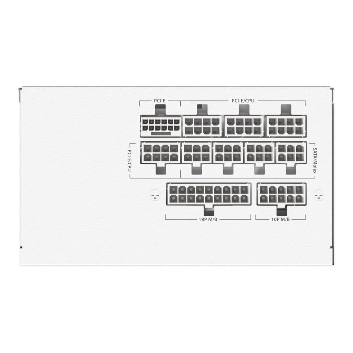 Antec GSK 850W 80 Plus Gold Fully Modular Power Supply Unit - White