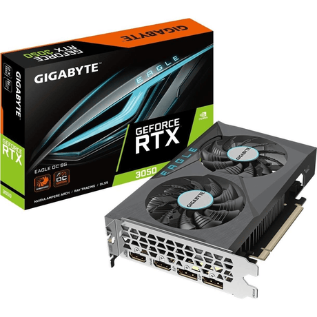 Gigabyte Eagle Nvidia GeForce RTX 3050 OC 6G 6GB GDDR6 Graphics Card GV-N3050EAGLE OC-6GD