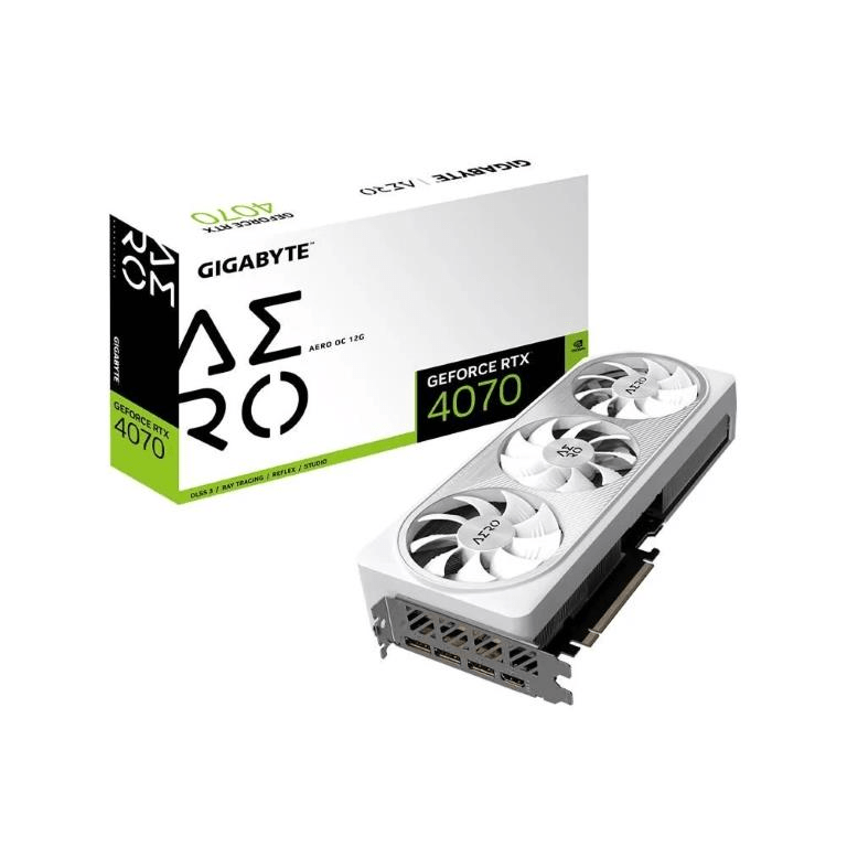 Gigabyte Nvidia GeForce RTX 4070 AERO OC 12GB GDDR6X Graphics Card GV-N4070AERO OC-12GD
