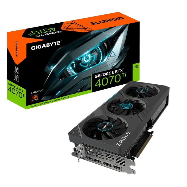 Gigabyte Nvidia GeForce RTX 4070 Ti EAGLE 12GB GDDR6X Graphics Card GV-N407TEAGLE-12G