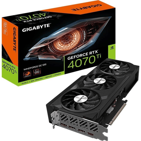 Gigabyte Nvidia GeForce RTX 4070 Ti Super WindForce OC 16G 16GB GDDR6X Graphics Card GV-N407TSWF3OC-16GD