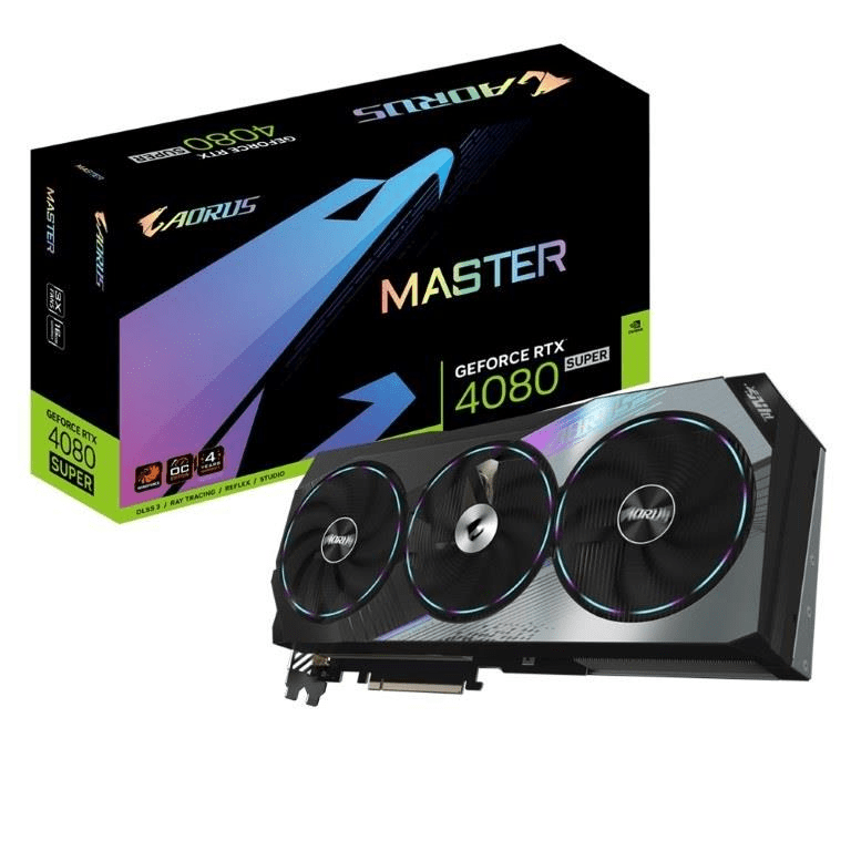 Gigabyte Aorus Nvidia GeForce RTX 4080 Super Master 16GB GDDR6X Graphics Card GV-N408SAORUS M-16GD