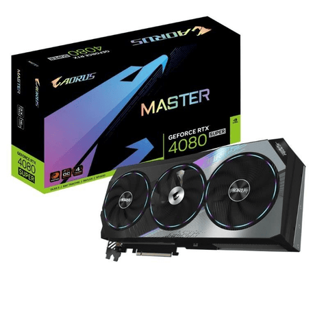 Gigabyte Aorus Nvidia GeForce RTX 4080 Super Master 16GB GDDR6X Graphics Card GV-N408SAORUS M-16GD