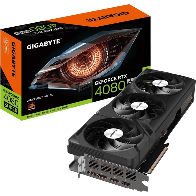 Gigabyte Nvidia GeForce RTX 4080 Super WindForce V2 16G 16GB GDDR6X Graphics Card GV-N408SWF3V2-16GD