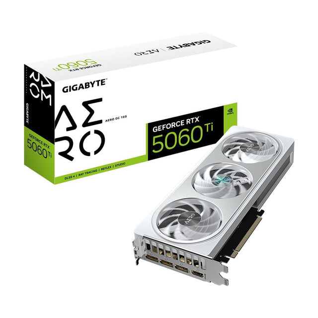 Gigabyte GeForce RTX 5060 Ti AERO OC 16G 16GB GDDR7 Graphics Card GV-N506TAERO OC-16GD