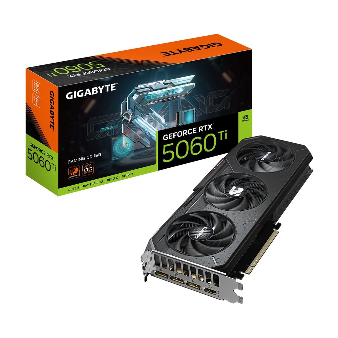 Gigabyte GeForce RTX 5060 Ti Gaming OC 16G 16GB GDDR7 Graphics