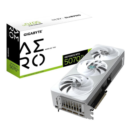 Gigabyte GeForce RTX 5070 Ti Aero OC 16G 16GB GDDR7 Graphics Card GV-N507TAERO OC-16GD
