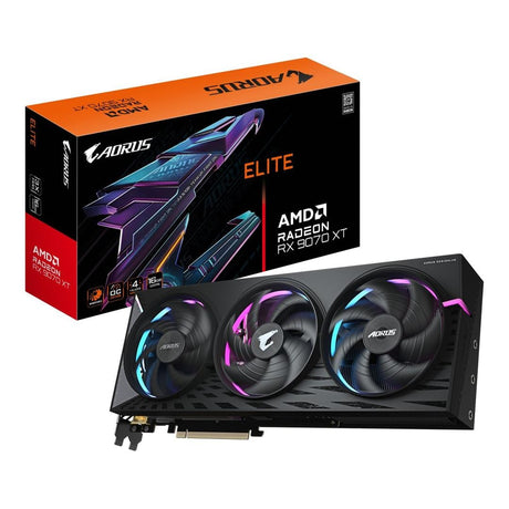 Gigabyte AORUS Radeon RX 9070 XT Elite 16GB Graphics Card GV-R9070XTAORUS E-16GD