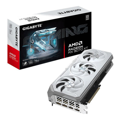 Gigabyte Radeon RX 9070 XT GAMING OC ICE 16GB GDDR6 Graphics Card GV-R907XGAMINGOCICE-16GD