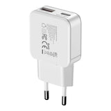 Gizzu 30W 2-port GaN Wall Charger White GWCCU30W
