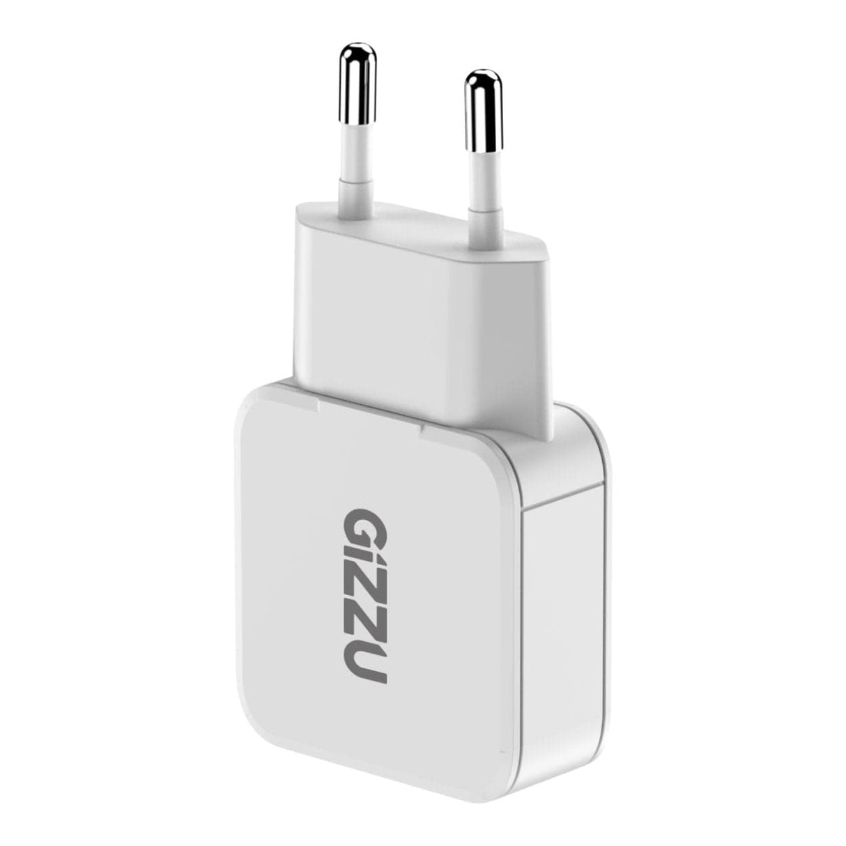 Gizzu 30W 2-port GaN Wall Charger White GWCCU30W