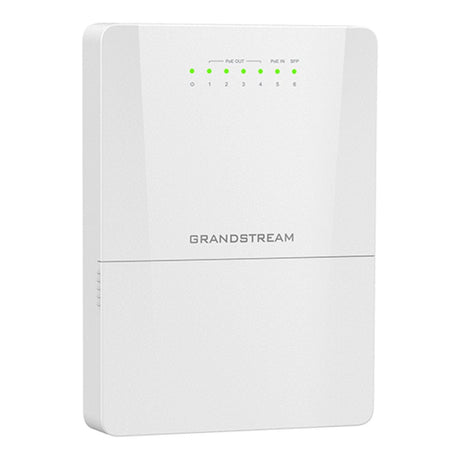 Grandstream Networks GWN7710R 6-Port PoE L2 Gigabit Ethernet Managed Switch White