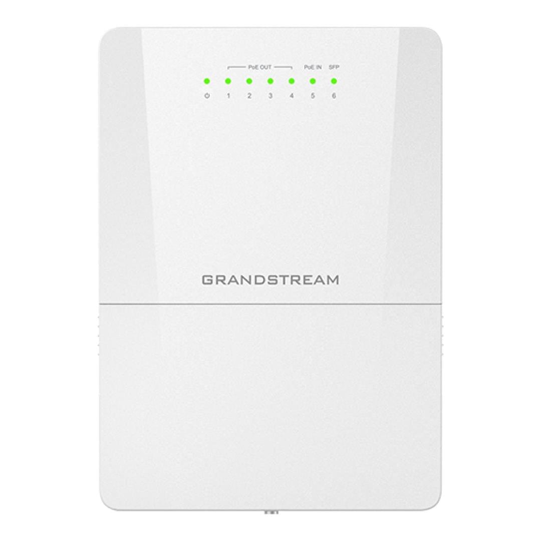 Grandstream Networks GWN7710R 6-Port PoE L2 Gigabit Ethernet Managed Switch White