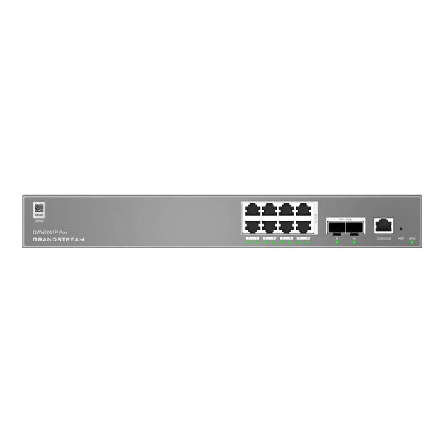 Grandstream Enterprise L2++ 8-port Gigabit Ethernet PoE Managed Switch 120W GWN7801P Pro