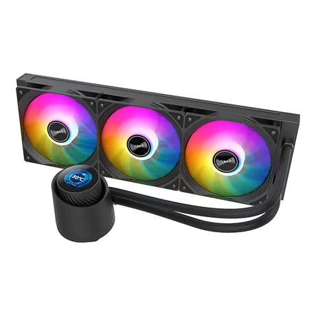 Huntkey GX360R Atlas Shark 360 ARGB AiO CPU Liquid Cooler - Black