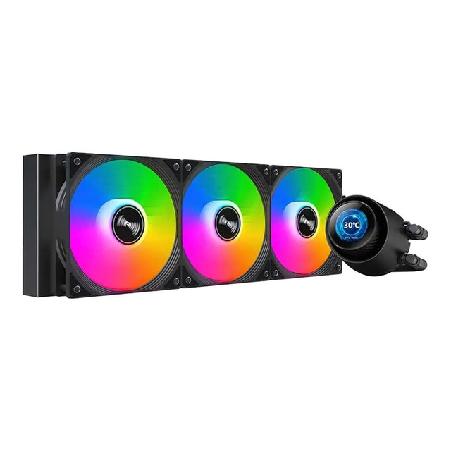 Huntkey GX360R Atlas Shark 360 ARGB AiO CPU Liquid Cooler - Black