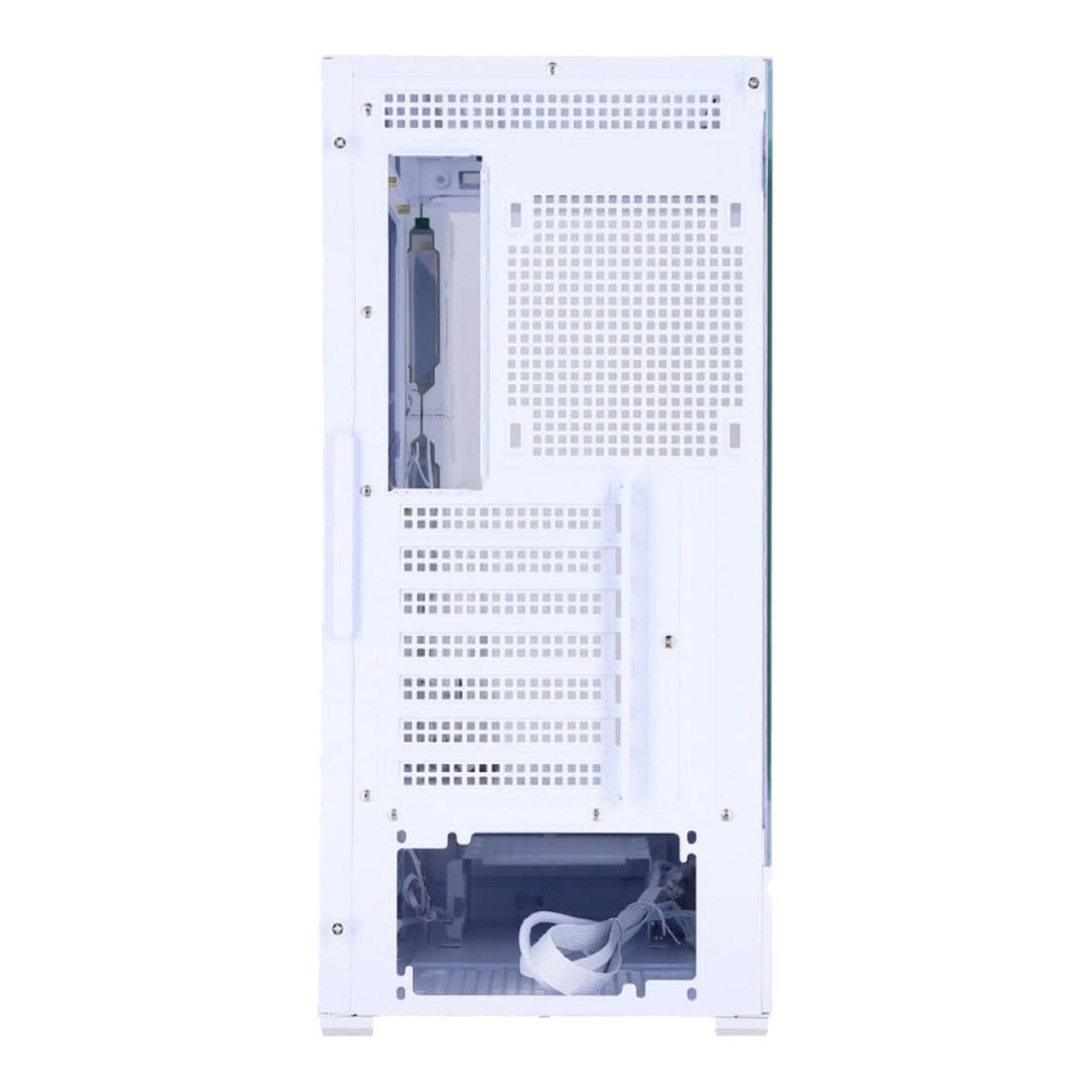 Huntkey GX760A Fortune ATX Gaming PC Case with GS120 Fantasy ARGB Fans - White