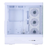 Huntkey GX760A Fortune ATX Gaming PC Case with GS120 Fantasy ARGB Fans - White