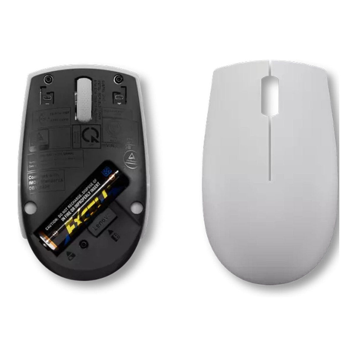 Lenovo 300 Wireless Compact Mouse - Arctic Grey GY51L15678