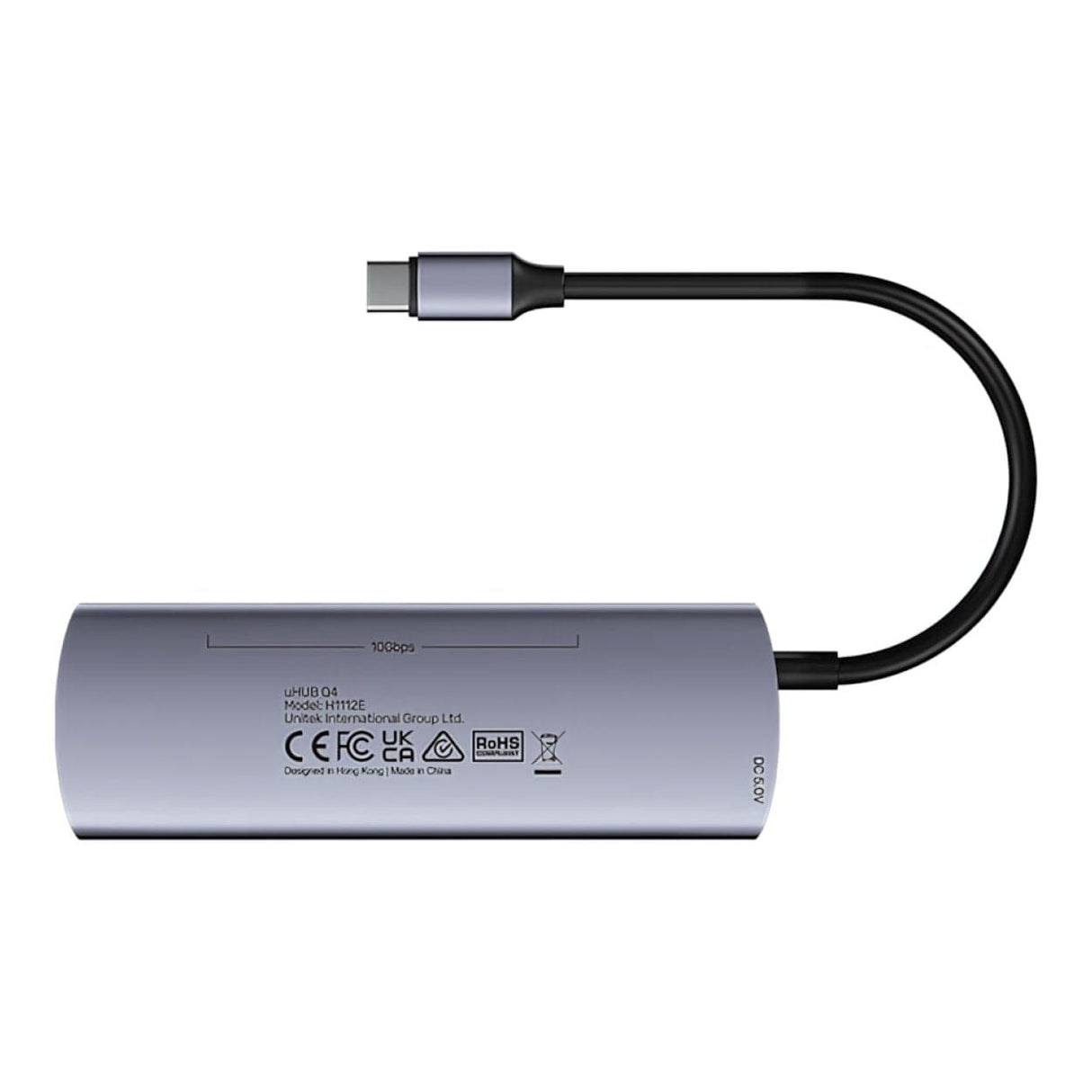 Unitek uHUB Q4 4-in-1 USB-C Hub with 4-port USB-A H1112EGY01