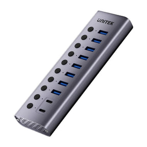 Unitek H1315B 10-in-1 Hub with Individual Switches H1315B01-EU