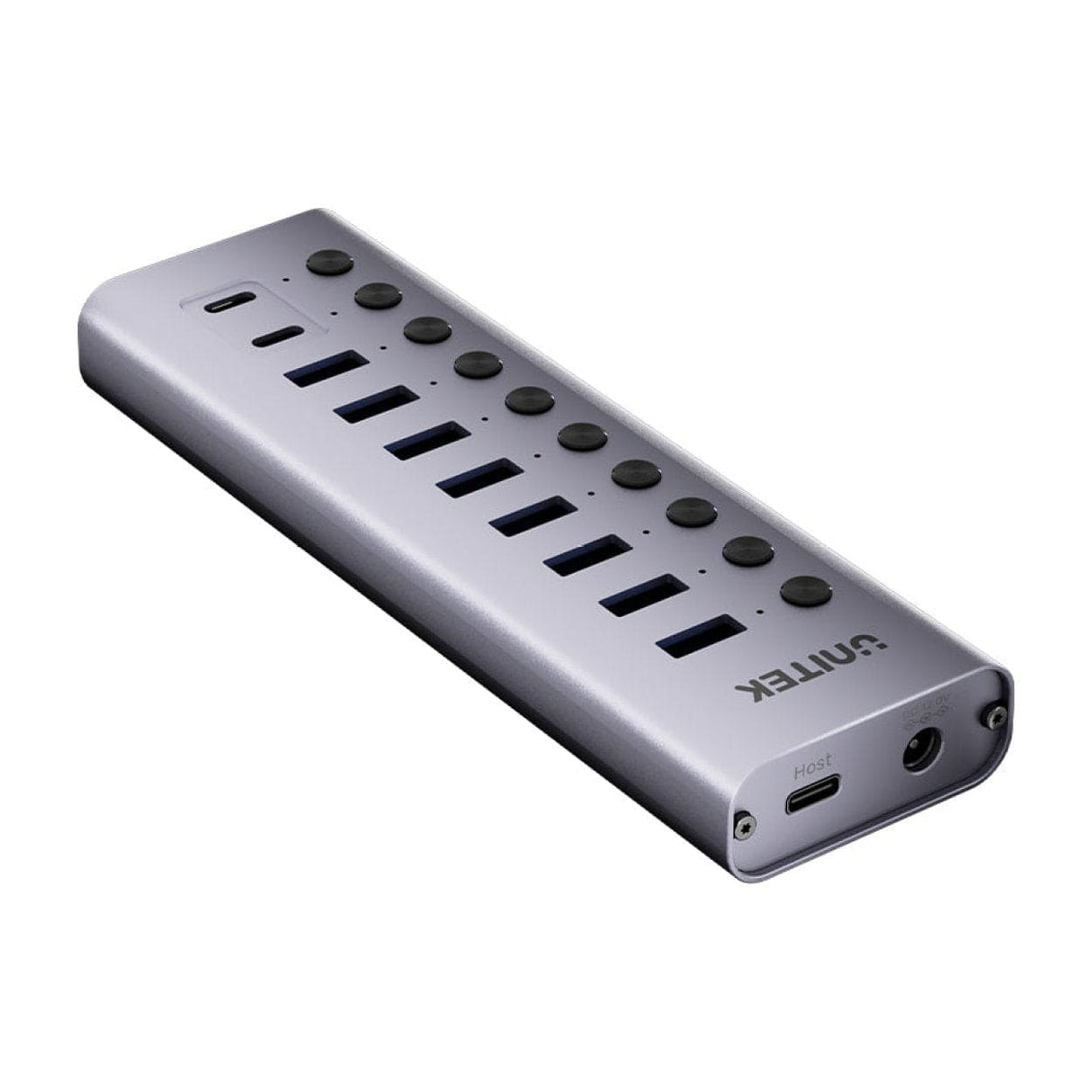 Unitek H1315B 10-in-1 Hub with Individual Switches H1315B01-EU