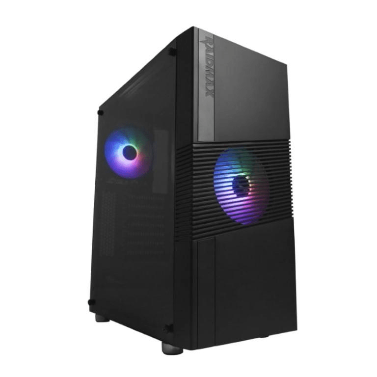 Raidmax H704 ATX ARGB Mid-Tower Gaming PC Case Black H704TBS