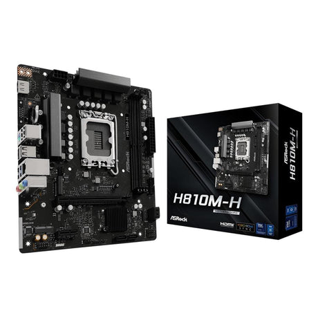 Asrock H810M-H Intel LGA 1851 Micro ATX Motherboard