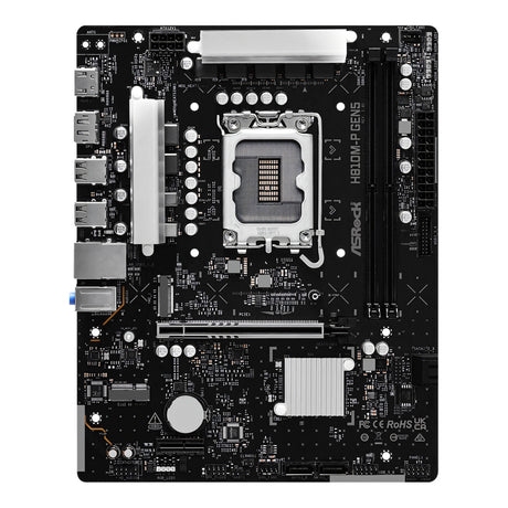 ASRock H810M-P Gen 5 Intel LGA 1851 M-ATX Motherboard