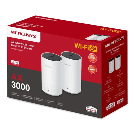 Mercusys Halo E85X AX3000 Wi-Fi 6 Whole Home Mesh System 2-pack