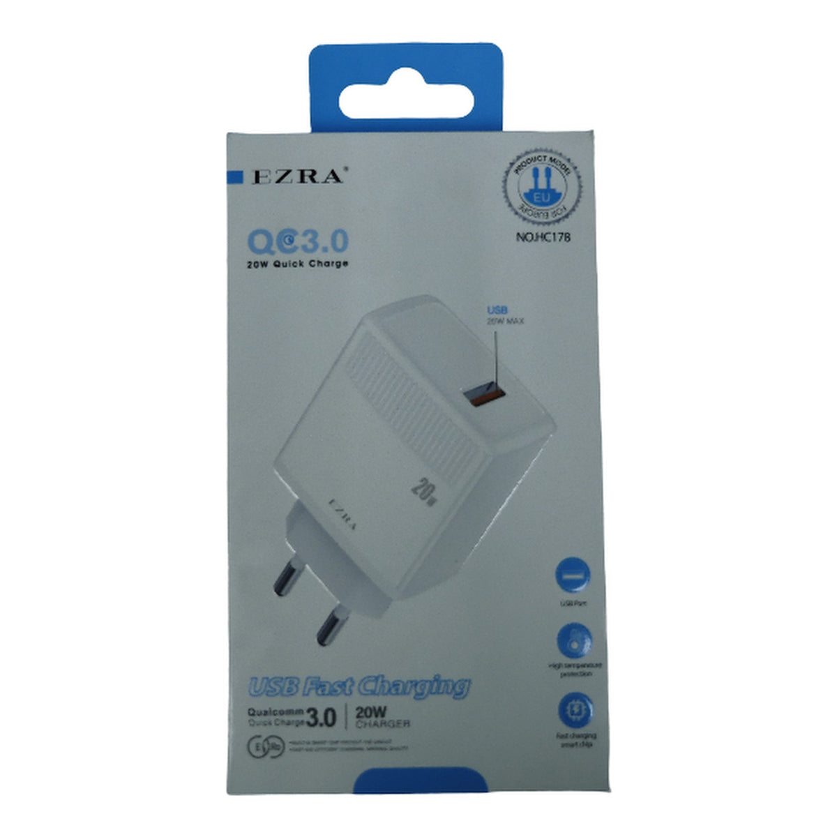 Ezra 20W USB-A Quick Charge Fast Wall Charger Adapter HC178-QC20W
