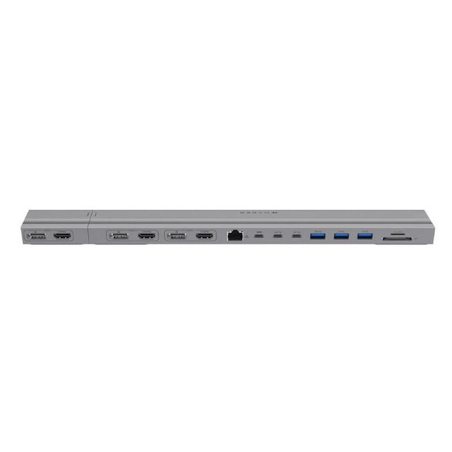 Hyper HyperDrive 4K Multi-Display Docking Station for Apple MacBooks Silver HD156-GL