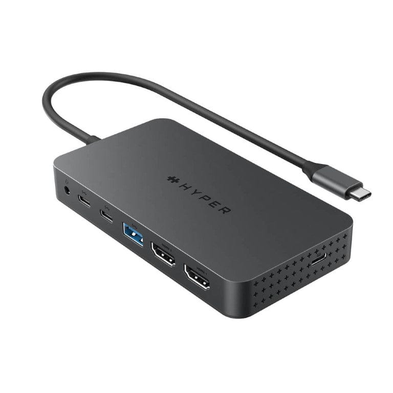 Hyper HyperDrive Next Dual 4K HDMI 7-port USB-C Hub Gray HD7002GL