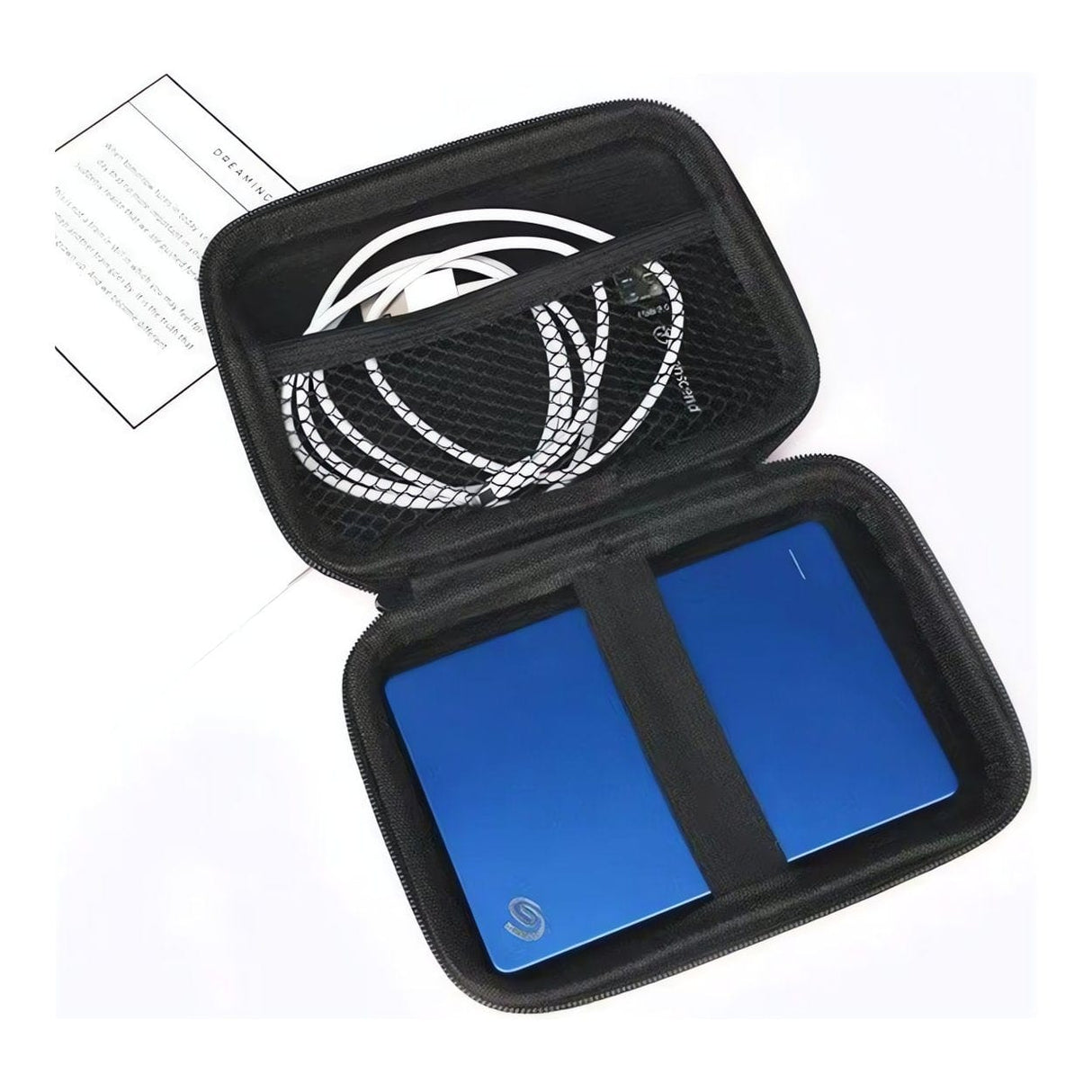 Tuff-Luv Essentials 2.5-inch Hard Drive Powerbank Eva Case - Black HDD251