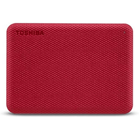Toshiba Canvio Advance 2.5-inch 1TB USB Type-A Red External Hard Drive HDTCA10ER3AA