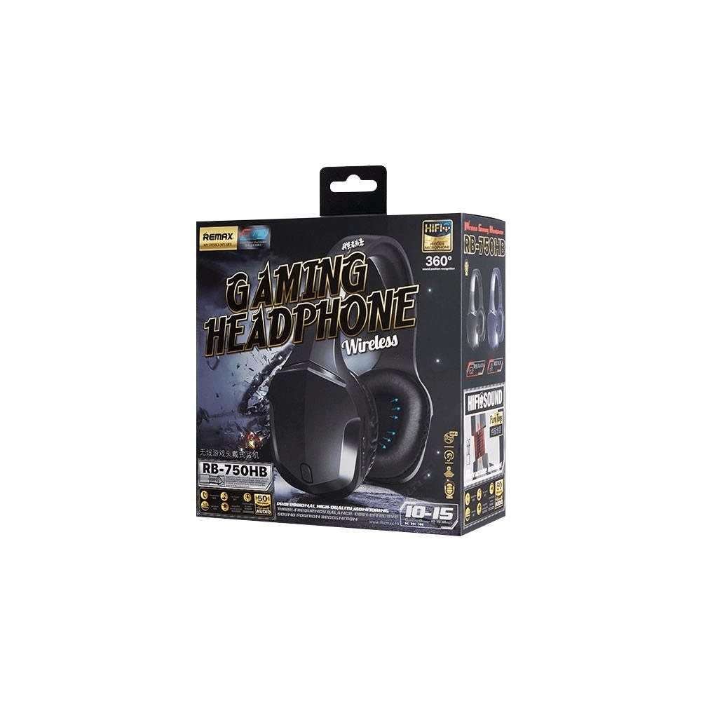 Remax RB-750HB Wireless EDR Gaming Headphone Black HEADPHONE-EDR-GM-BKL