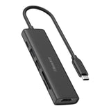 Huntkey 6-in-1 to Type-C Docking Station HKDC1500600