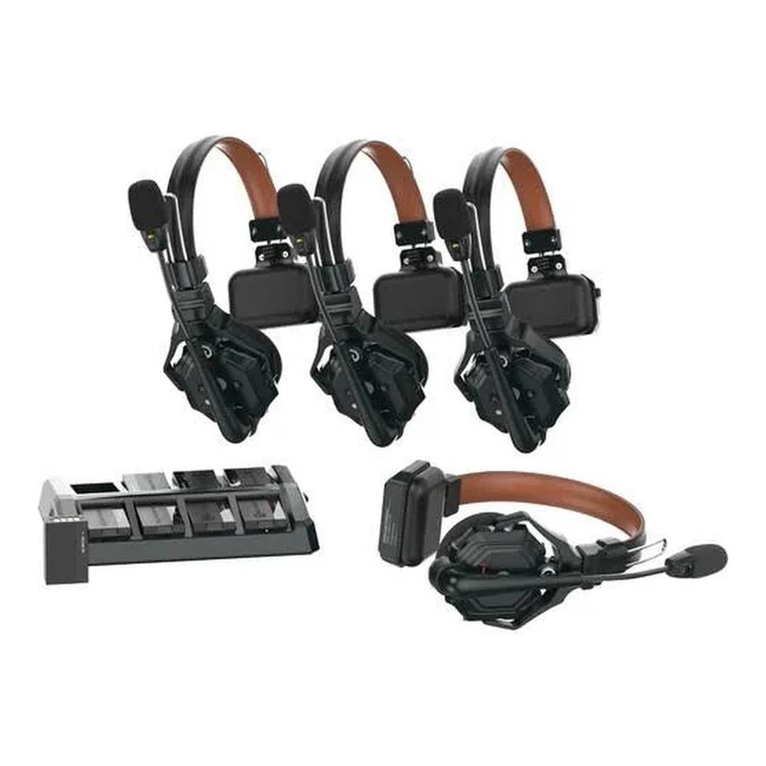 Hollyland Solidcom C1 Pro-4S Full-Duplex Wireless Intercom System with 4 Headsets HOLSCC1PRO4S