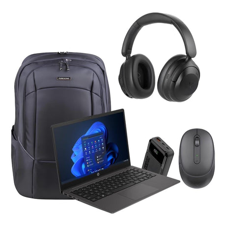 HP 245 G10 AMD Athlon Silver 7120U 15.6-inch Win 11 Home Laptop and Headphone & Powerbank Bundle