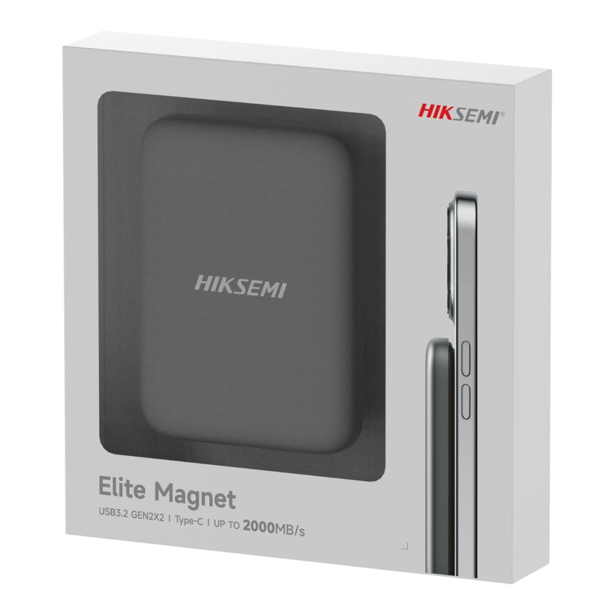 Hiksemi Elite Magnet 1TB USB-C Grey External SSD HS-ESSD-ELITE9-1T