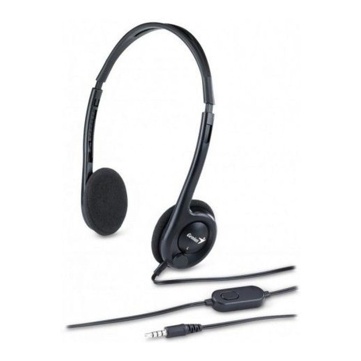 Genius M200C Single Jack Headset with Mic Black HS-M200C