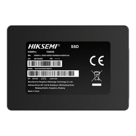 Hiksemi D300 Pro Tantalum Capacitor 1920GB SATA III Enterprise Internal SSD HS-SSD-D300-PRO-1920G