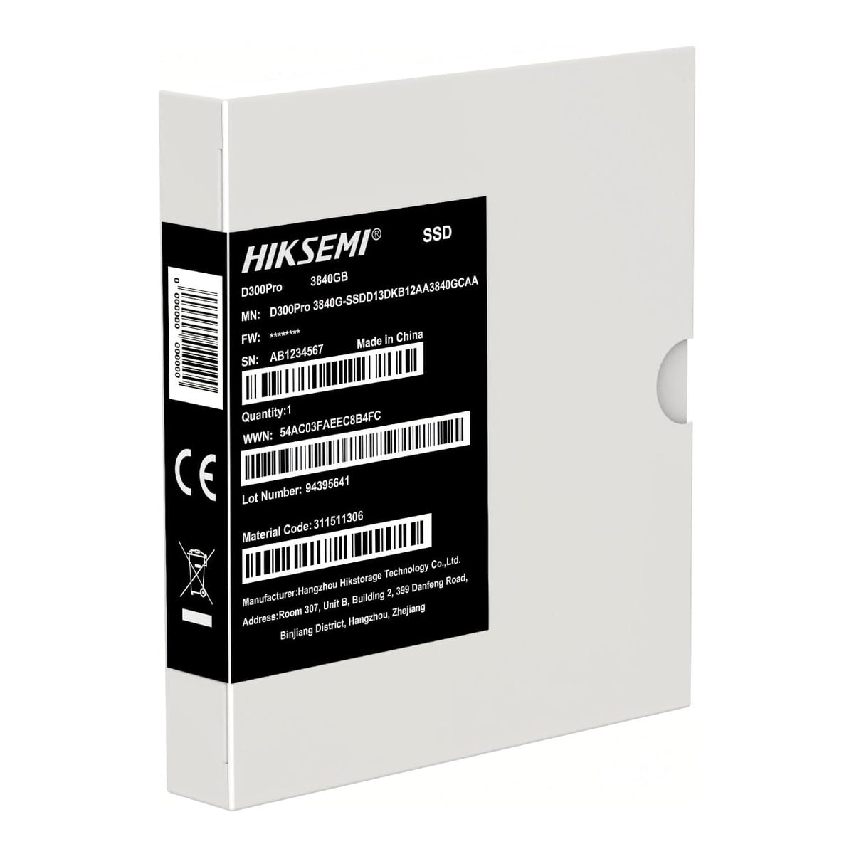 Hiksemi D300 Pro Tantalum Capacitor 3840GB SATA III Enterprise Internal SSD HS-SSD-D300-PRO-3840G