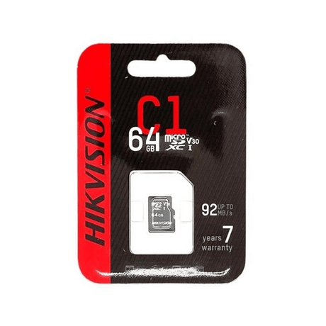 Hikvision C1 V30 64GB MicroSD Card HS-TF-C1(STD)/64G