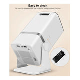 HTPNEO H69 1500 ANSI Lumens Smart Home Theater Projector HTPH69