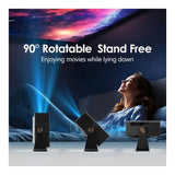 HTPNEO H80 FHD 600 ANSI Lumens Smart Home Theatre Projector HTPNEOH80