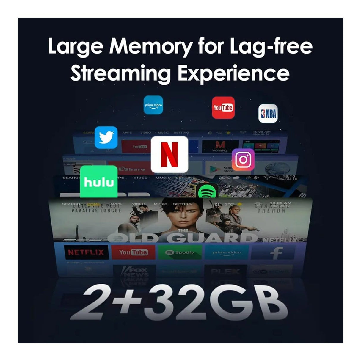 HTPNEO H86 700 ANSI Lumens Smart Streaming Projector HTPNEOH86