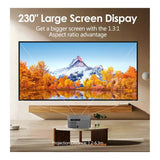 HTPNEO H86 700 ANSI Lumens Smart Streaming Projector HTPNEOH86