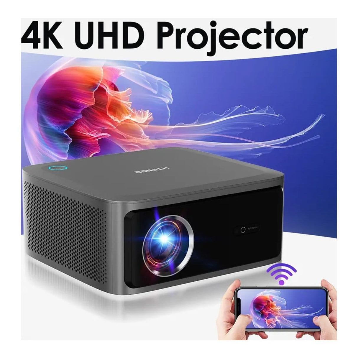 HTPNEO H86 700 ANSI Lumens Smart Streaming Projector HTPNEOH86